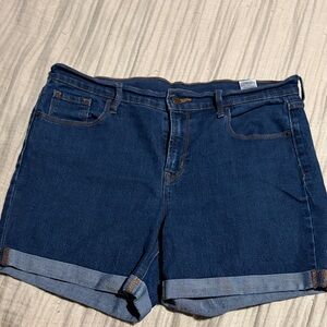 Old Navy Dark Blue Jean Shorts